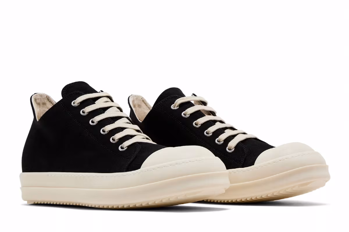 Rick Owens DRKSHDW Hollywood Low Black Milk, view 9