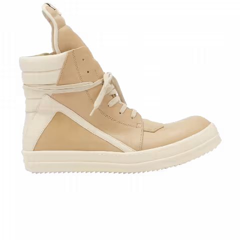 Rick Owens Hollywood Geobasket High 'Parchment Milk'