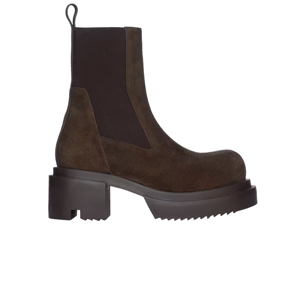 Rick Owens Concordians Bogun Boot Washed Indigo