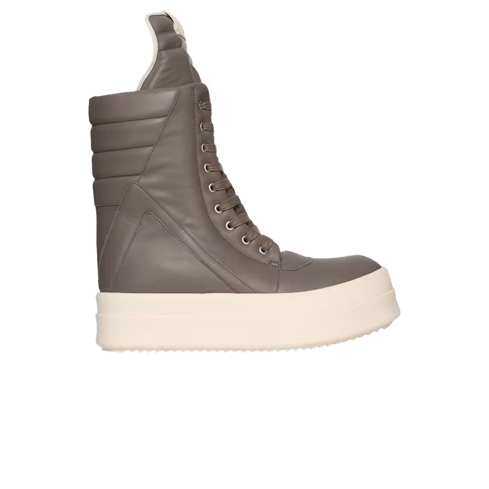 Rick Owens Hollywood Runway Mega Geobasket High Dust Milk