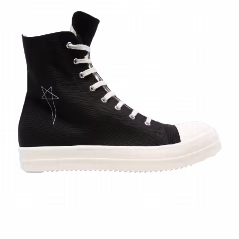 Rick Owens DRKSHDW Hollywood Pentagram High 'Black Milk'