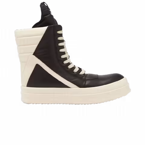 Rick Owens Hollywood Runway Mega Geobasket High 'Black Milk'