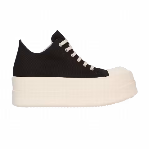 Rick Owens Wmns DRKSHDW Double Bumper Low 'Black Milk'