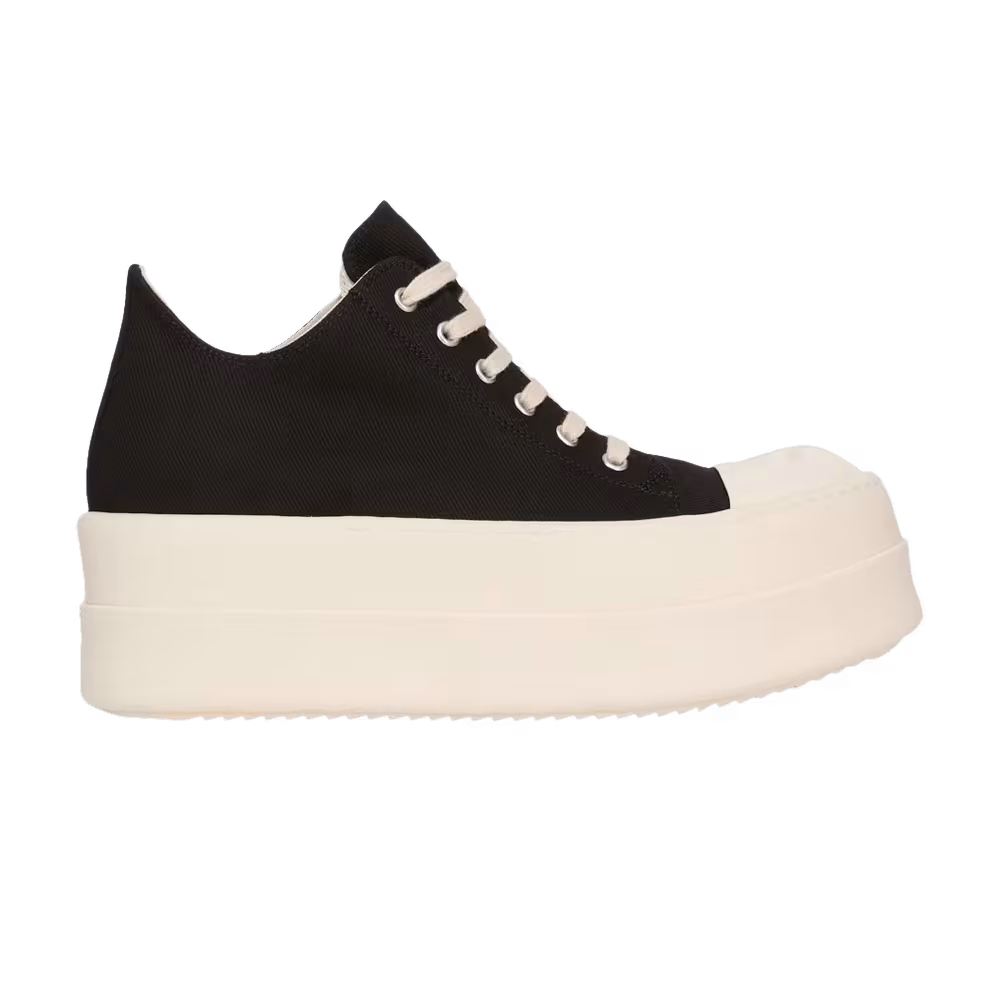 Rick Owens Women's DRKSHDW Double Bumper Low Black Milk