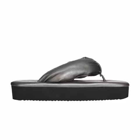 Rick Owens Wmns Hollywood Flip Flops 'Gunmetal Metallic'