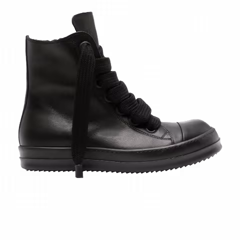 Rick Owens Lido Jumbo Laced Sneaker 'Triple Black'