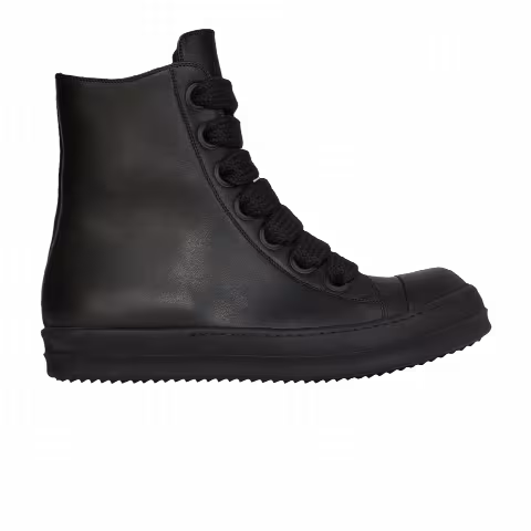 Rick Owens Lido Jumbo Laced Sneaker 'Black'