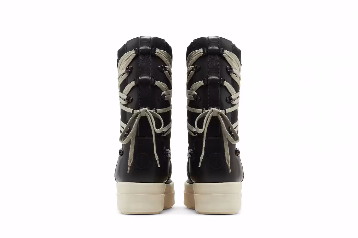 Moncler x Rick Owens Bigrocks Boot Black, view 7