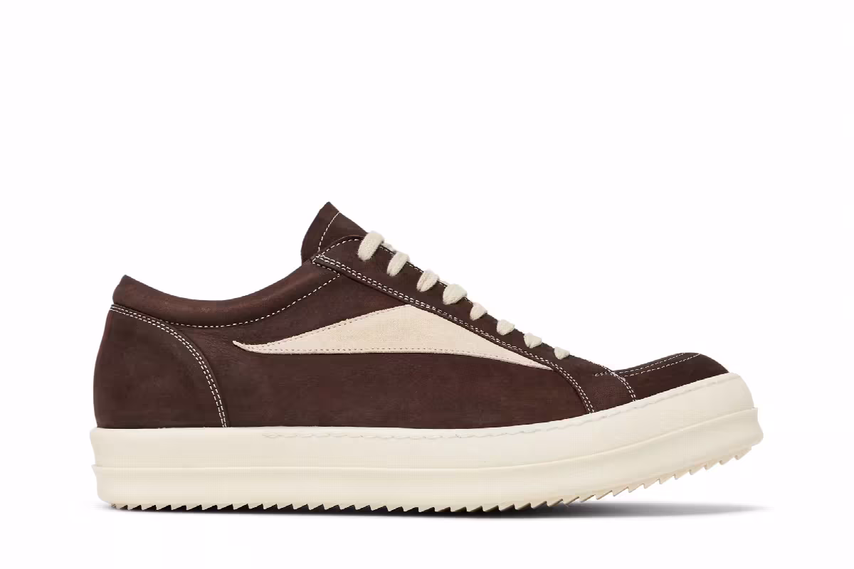 Rick Owens Luxor Vintage Low Brown Milk, view 2