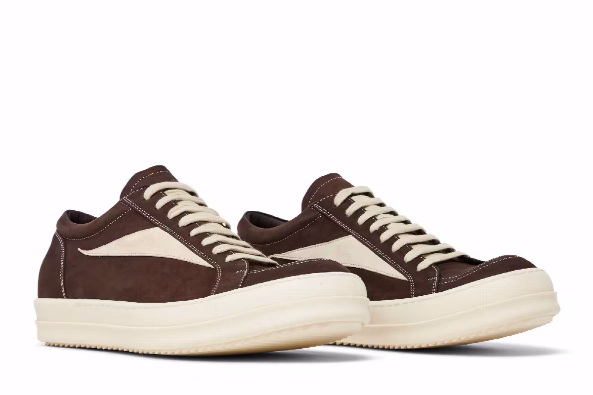 Rick Owens Luxor Vintage Low Brown Milk, view 9