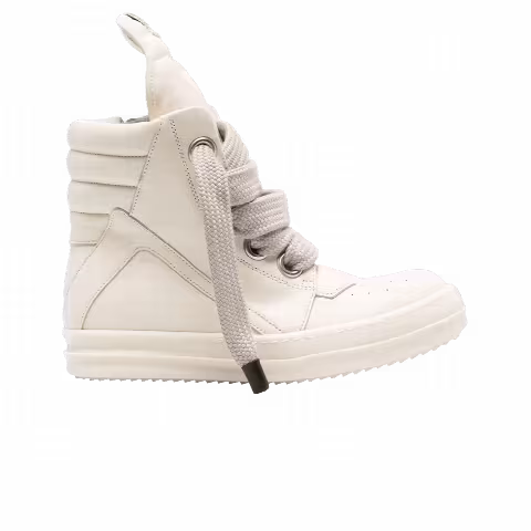 Rick Owens Wmns Lido Jumbo Laced Geobasket High 'Milk'