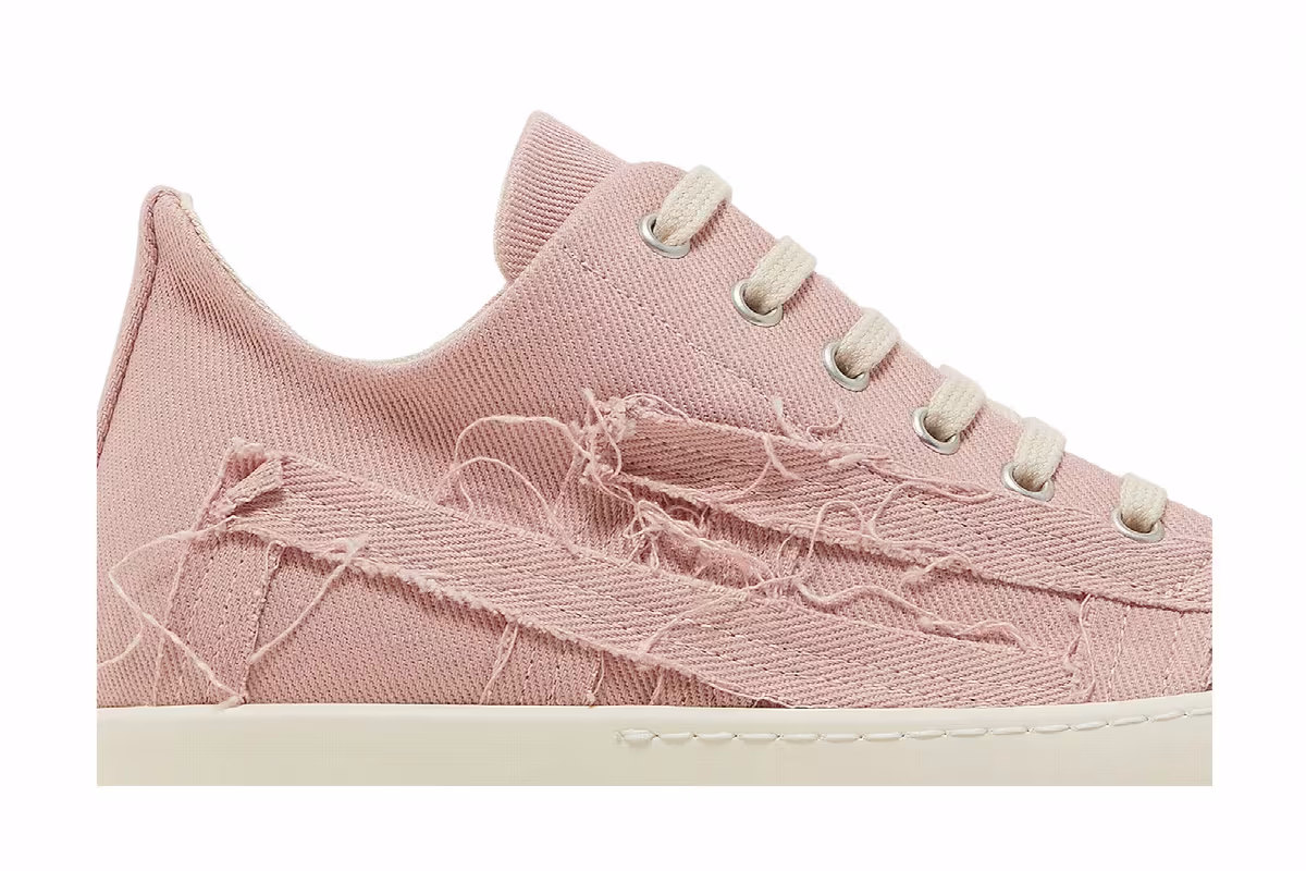 Rick Owens Women's EDFU DRKSHDW Slashed Low Faded Pink, view 3