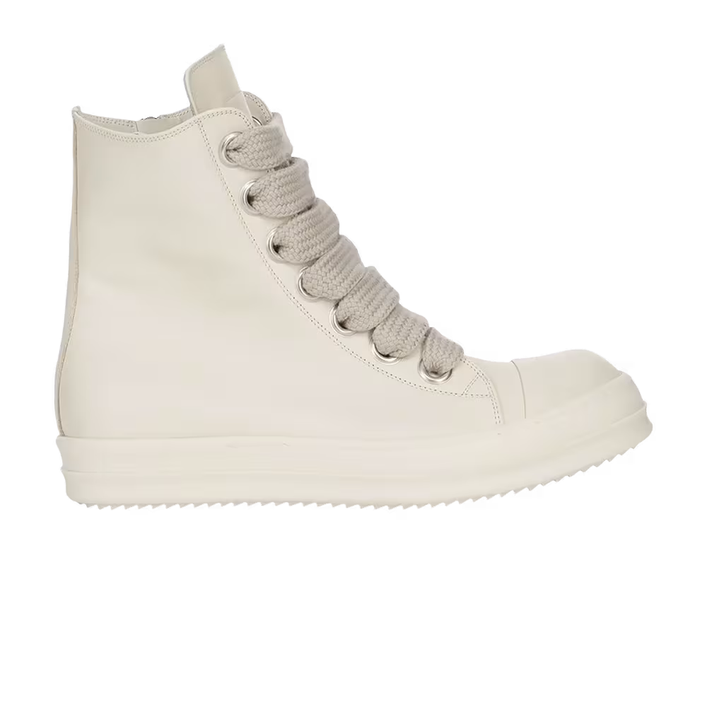 Rick Owens Lido Jumbo Laced Sneaker Milk