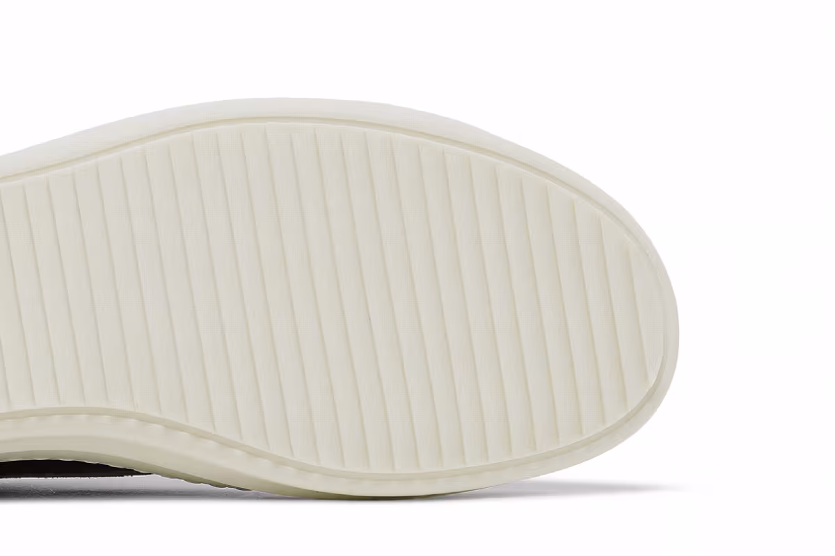 Rick Owens Lido Vintage Sneaker Black Milk, view 6