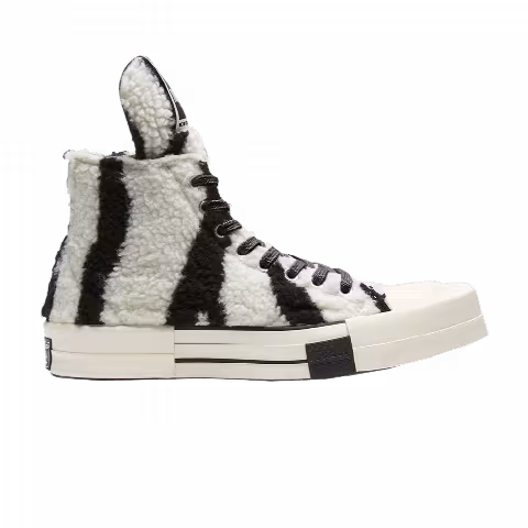 Converse x Rick Owens DRKSHDW TURBODRK Chuck 70 High 'Zebra'