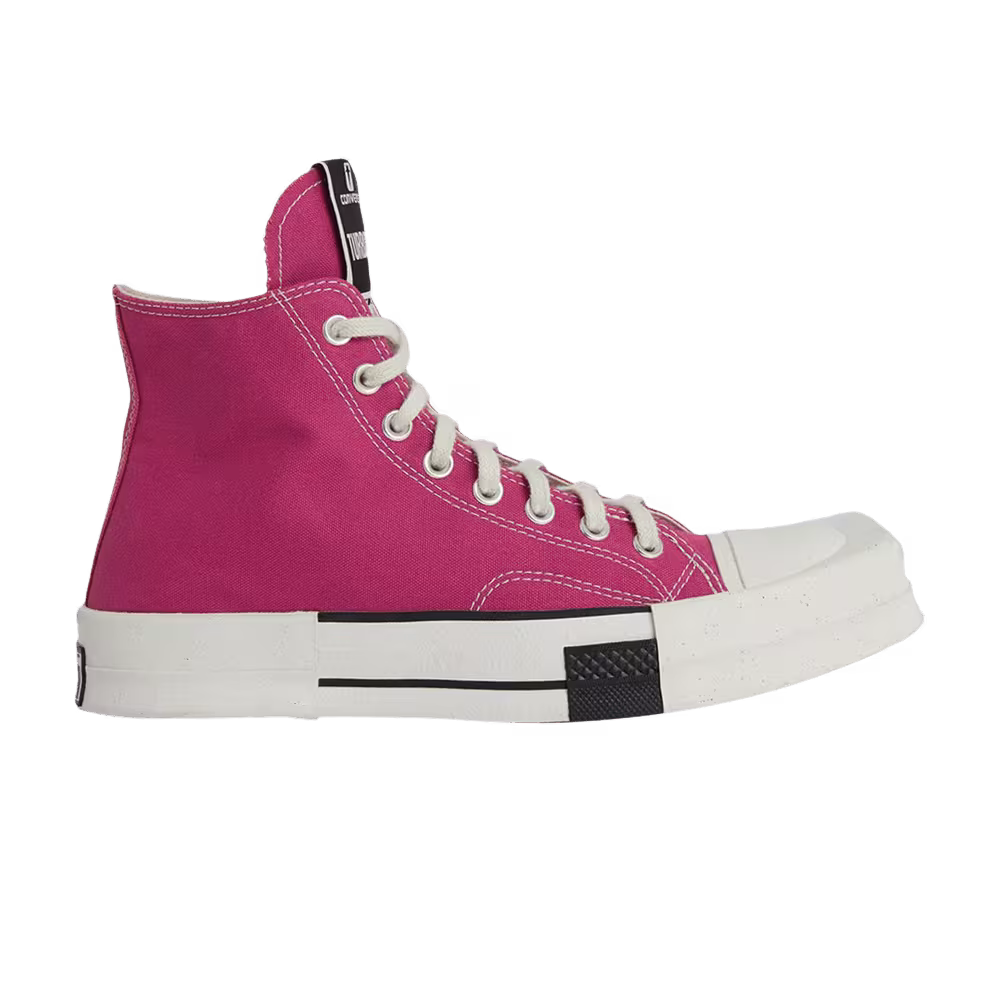 Converse x Rick Owens TURBODRK Chuck 70 Laceless Hot Pink