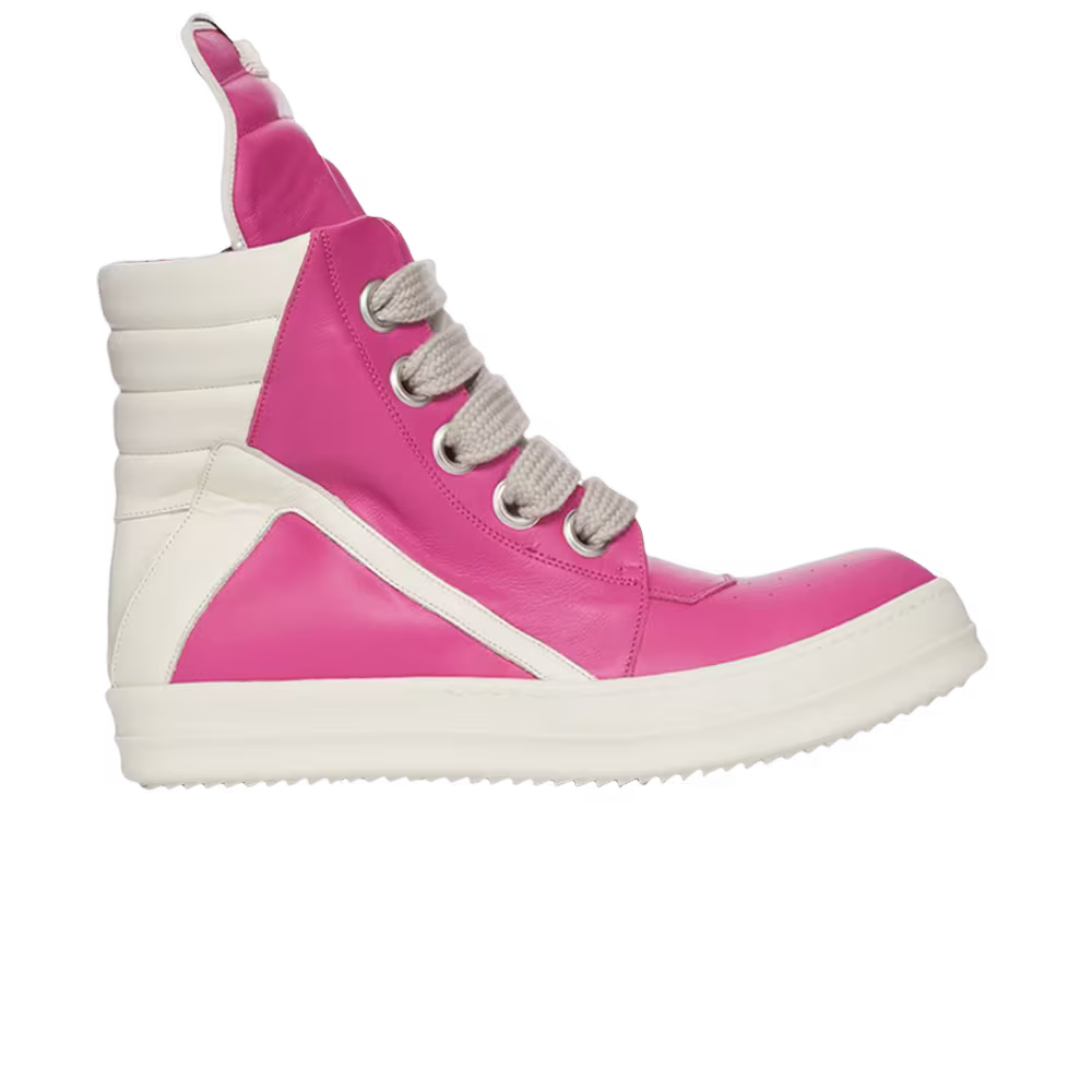 Rick Owens Women's EDFU Runaway Geobasket Hot Pink Milk