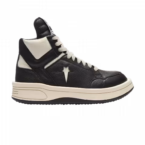 Converse x Rick Owens DRKSHDW TURBOWPN Mid 'Black Cloud Cream'