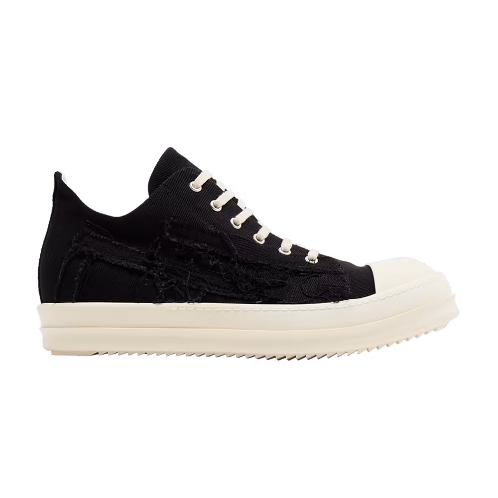 Rick Owens EDFU DRKSHDW Slashed Low Black Milk