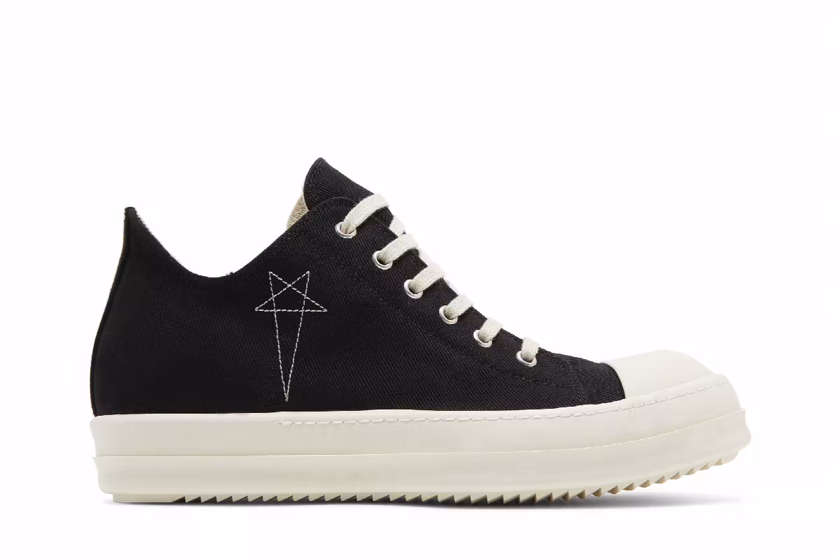 Rick Owens DRKSHDW Luxor Low Black Pearl, view 2