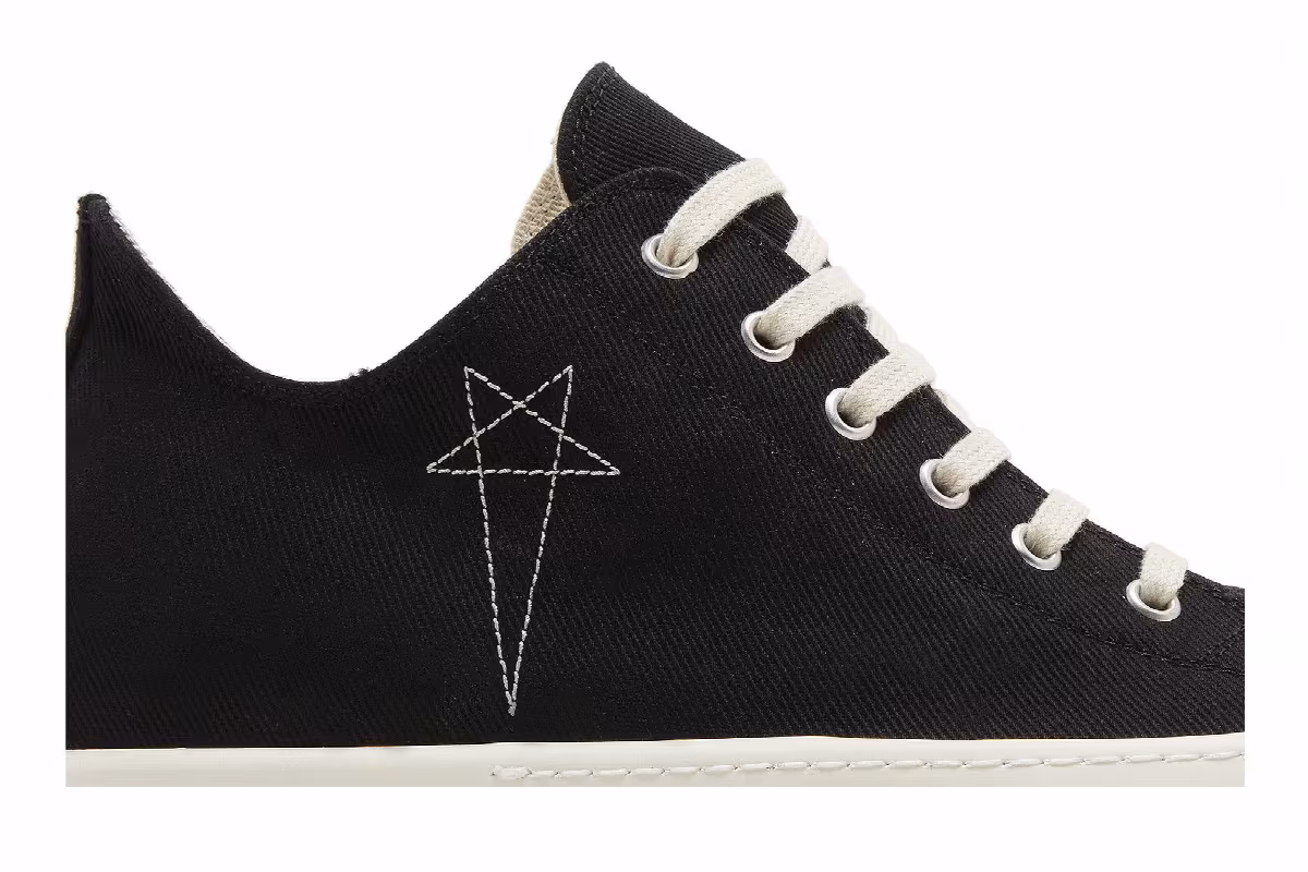 Rick Owens DRKSHDW Luxor Low Black Pearl, view 3