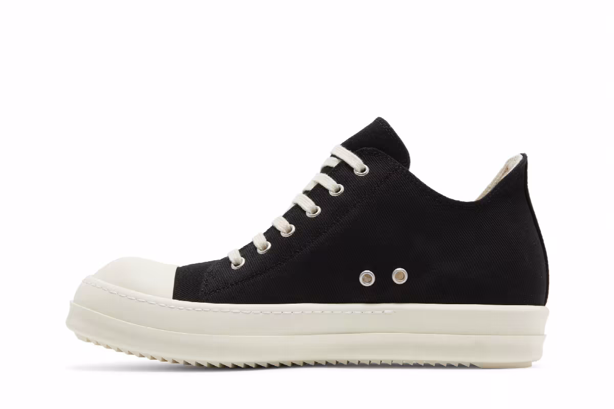 Rick Owens DRKSHDW Luxor Low Black Pearl, view 4