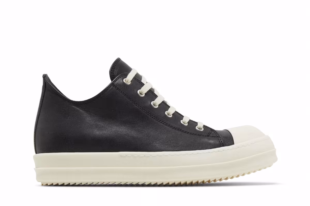 Rick Owens Lido Low Black Milk, view 2