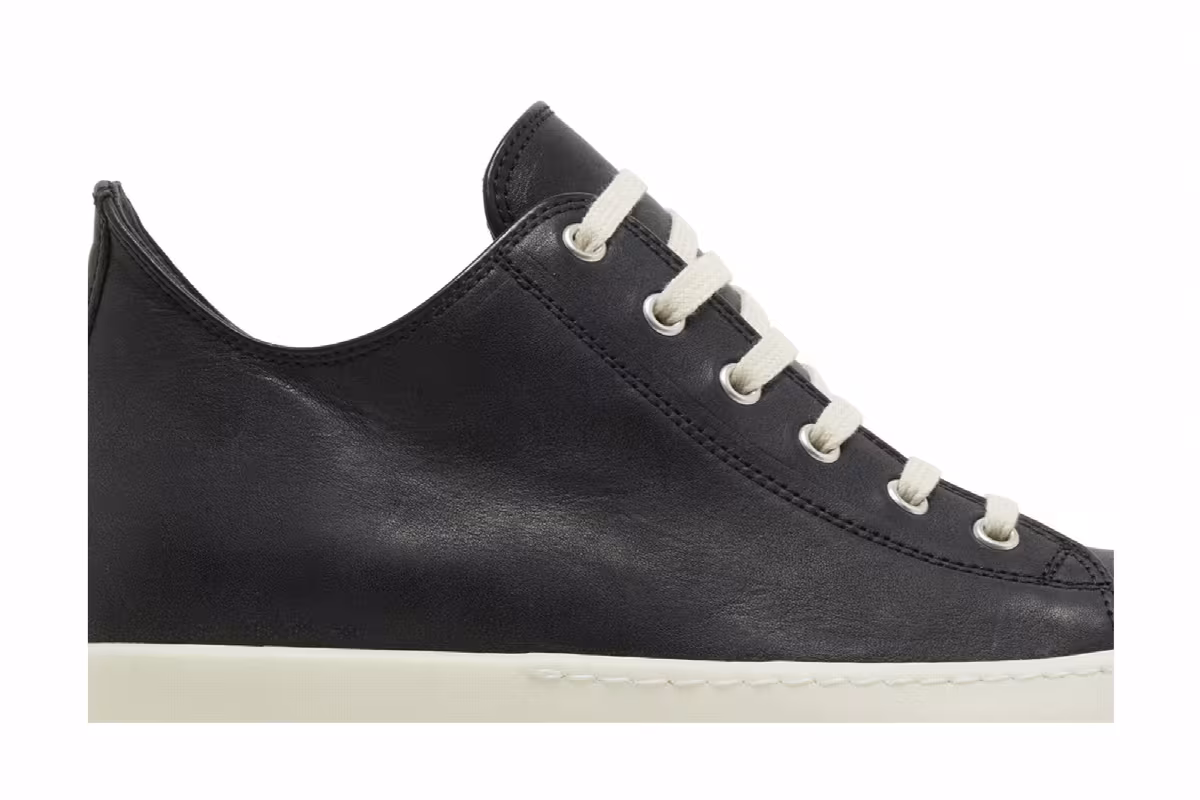 Rick Owens Lido Low Black Milk, view 3