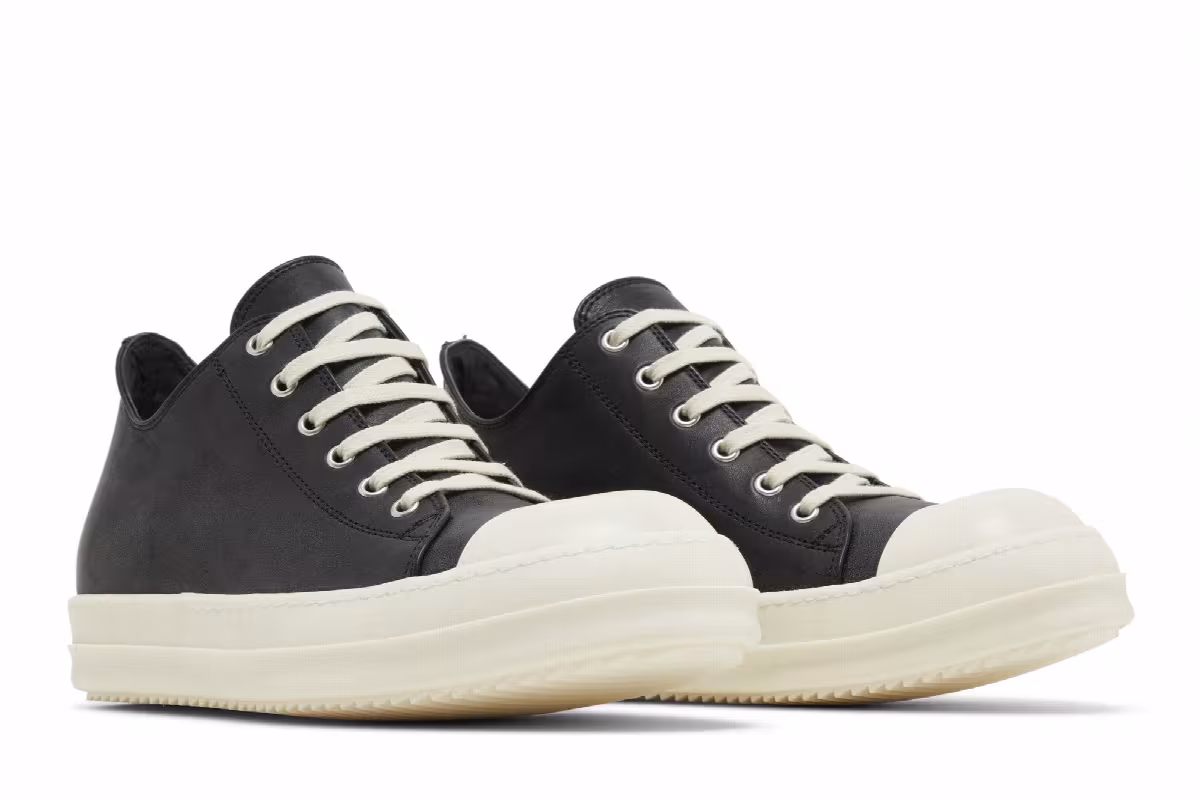Rick Owens Lido Low Black Milk, view 9