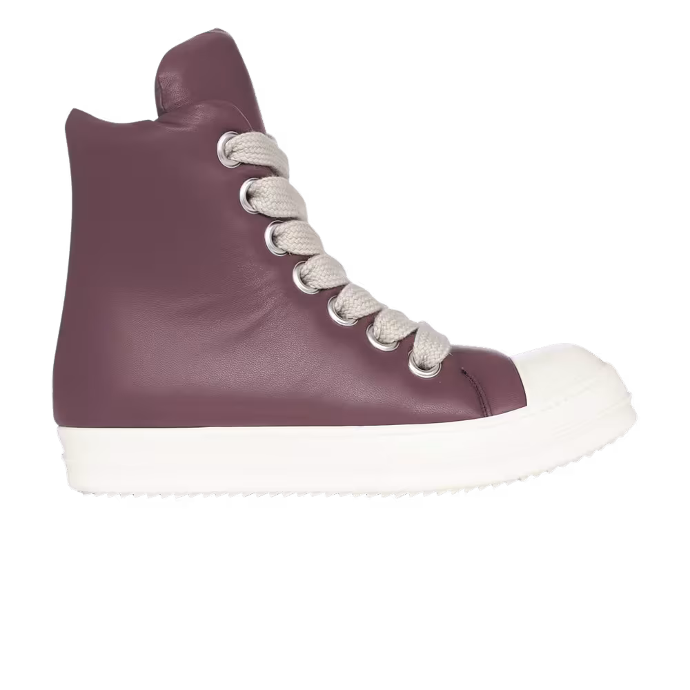 Rick Owens Jumbo Lace Padded Ramones High Amethyst