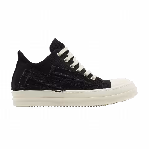 Rick Owens Wmns EDFU DRKSHDW Slashed Low 'Black Milk'