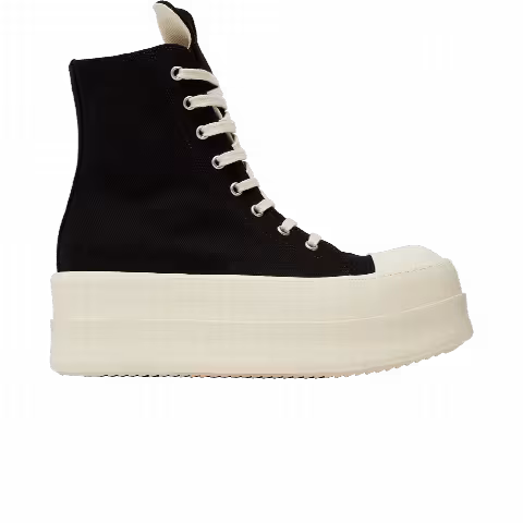 Rick Owens Wmns DRKSHDW Luxor Double Bumper High 'Black Milk'
