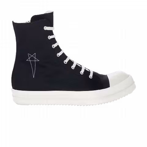 Rick Owens Wmns EDFU DRKSHDW Pentagram Embroidery High 'Black Milk'