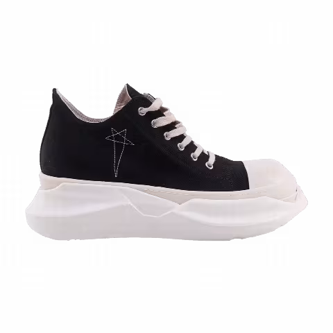 Rick Owens EDFU DRKSHDW Pentagram Embroidery Abstract Low 'Black Milk'