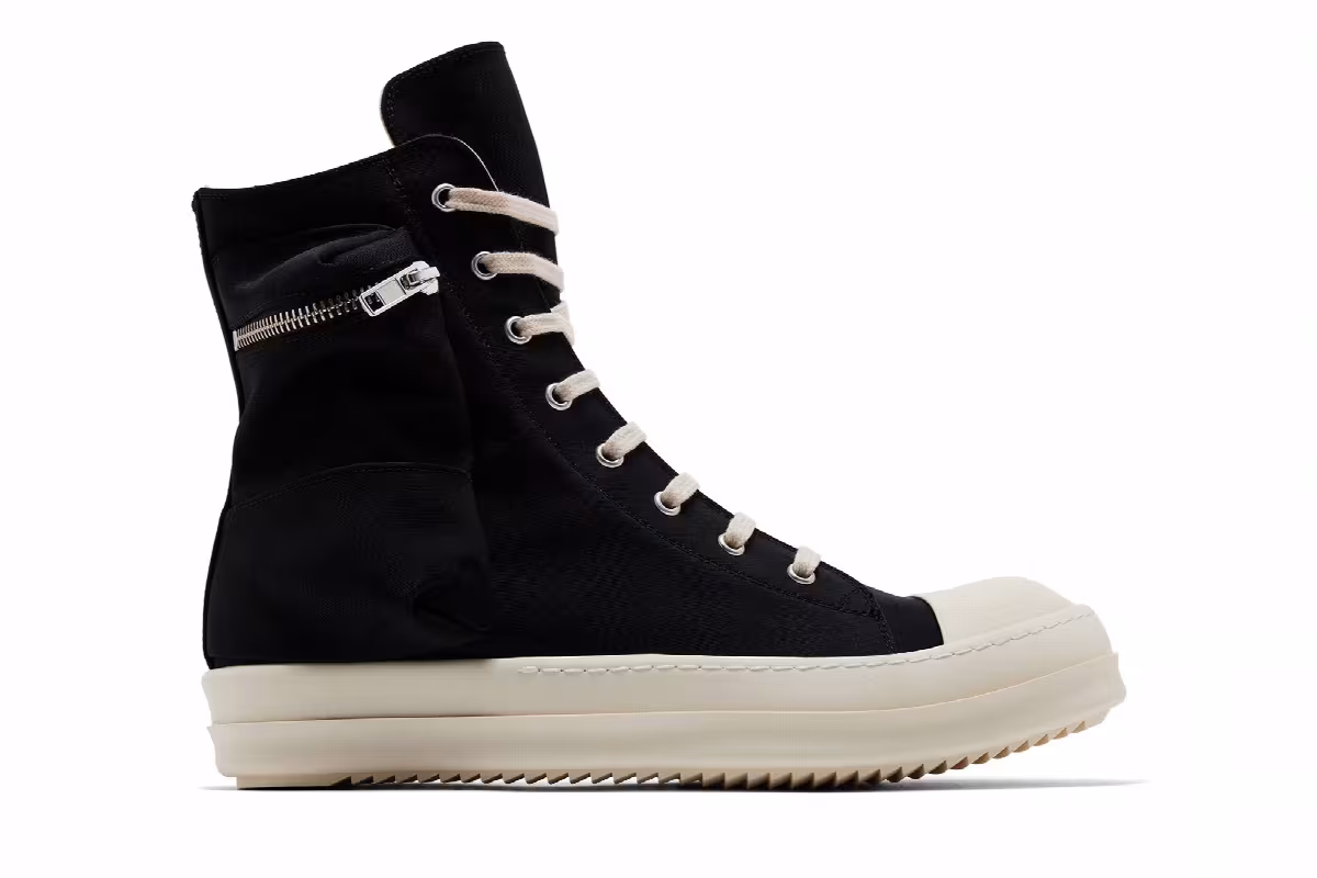 Rick Owens DRKSHDW Luxor Cargo High Black Milk, view 2
