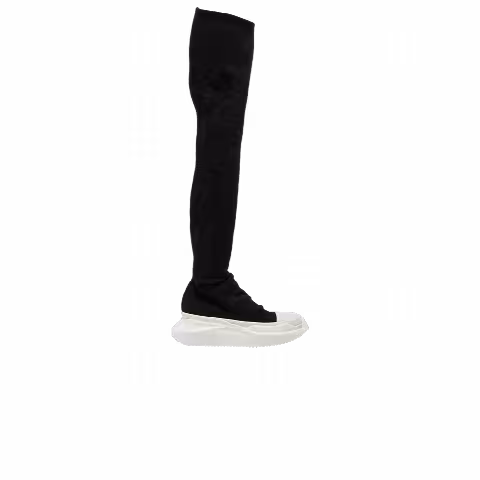 Rick Owens Wmns EDFU DRKSHDW Abstract Stocking 'Black Milk'