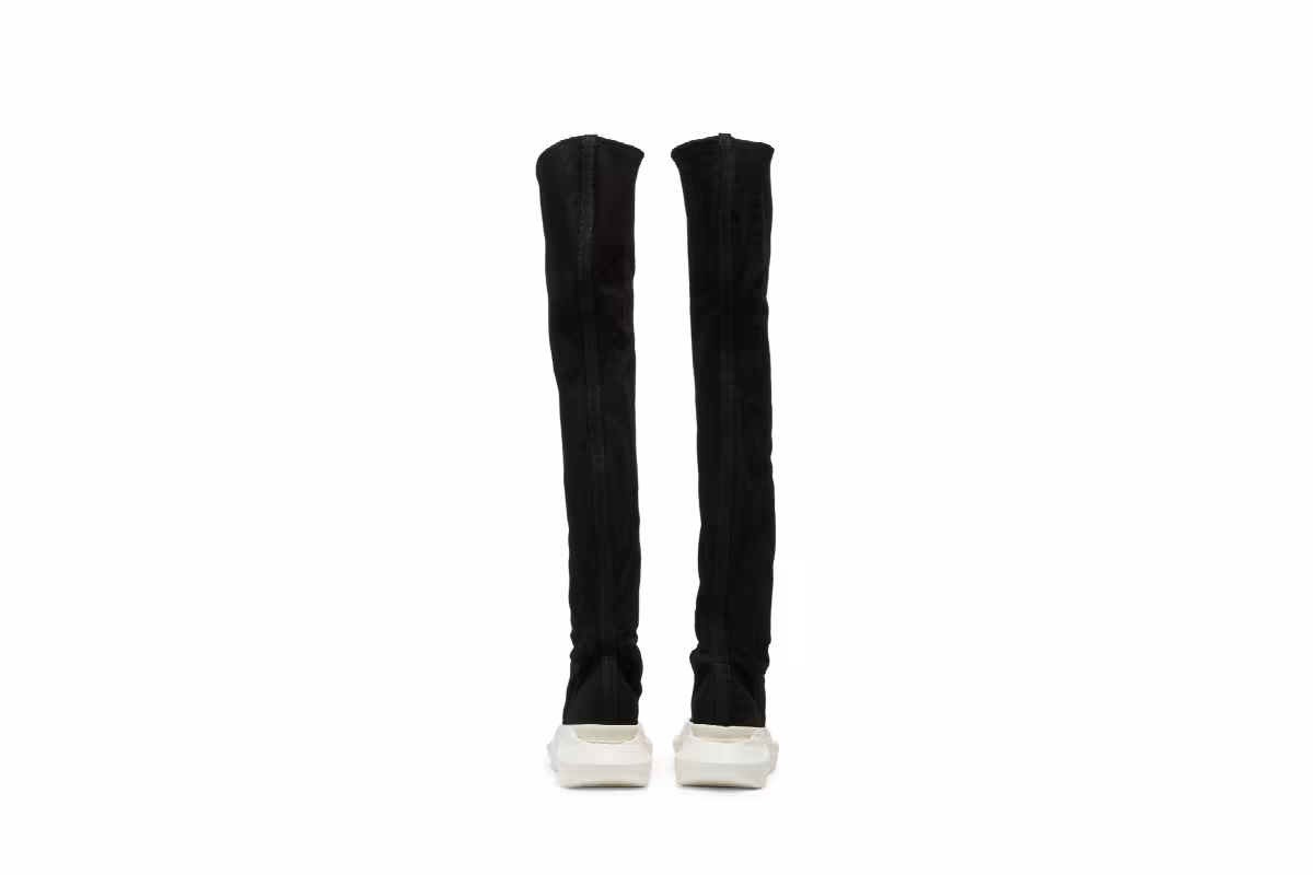 Rick Owens Women's EDFU DRKSHDW Abstract Stocking Black Milk, view 7