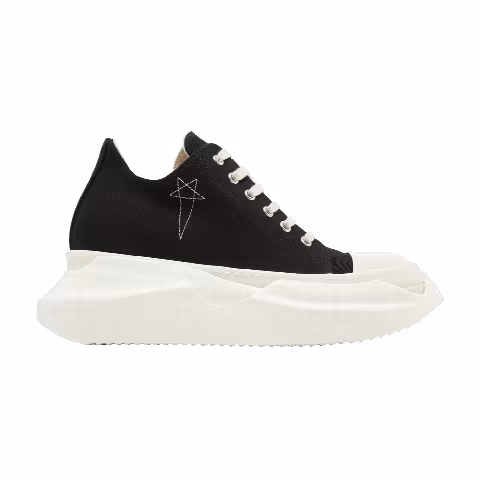 Rick Owens Wmns EDFU DRKSHDW Pentagram Embroidery Abstract Low 'Black Milk'
