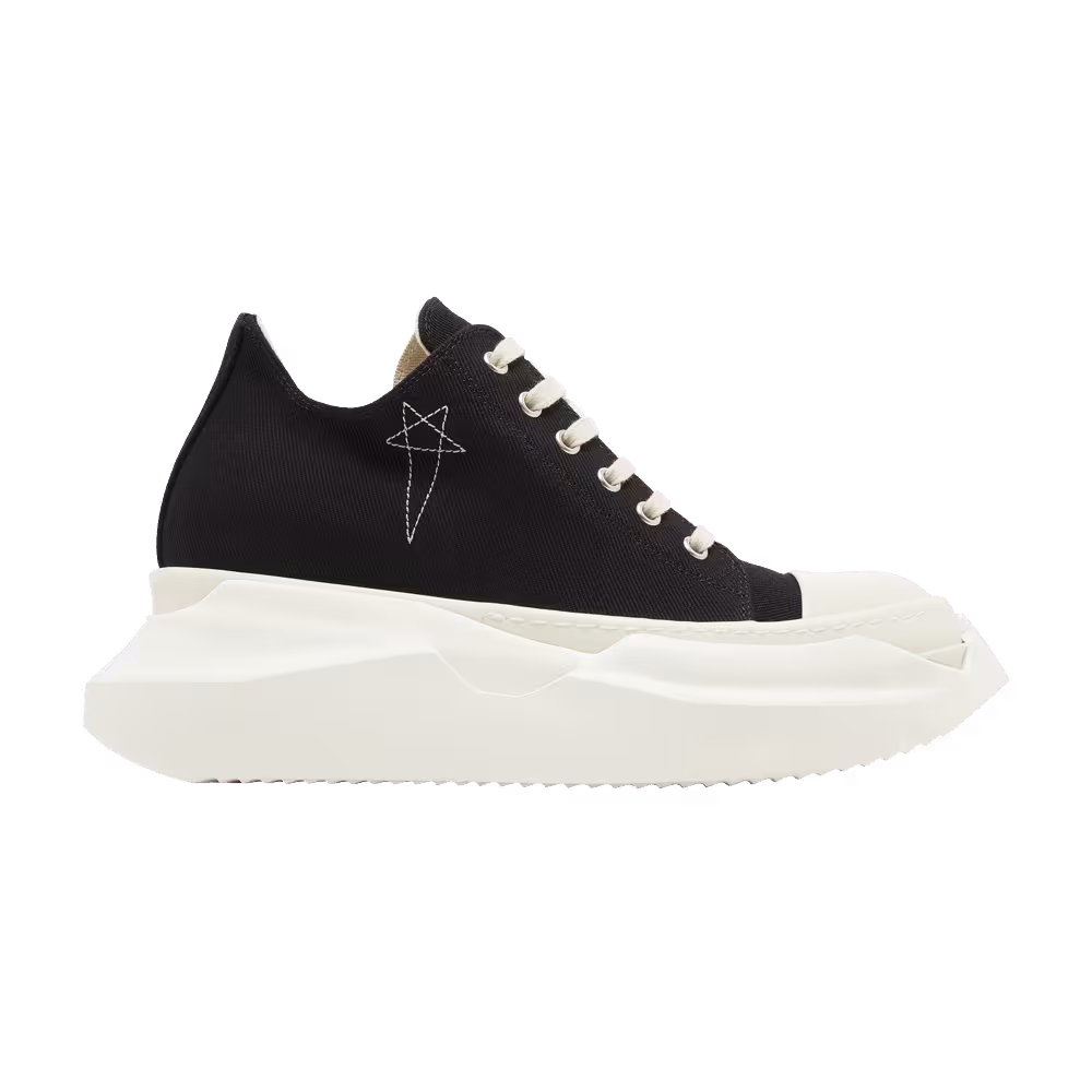 Rick Owens Women's EDFU DRKSHDW Pentagram Embroidery Abstract Low Black Milk