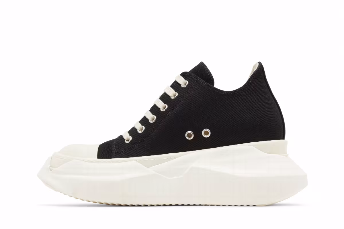 Rick Owens Women's EDFU DRKSHDW Pentagram Embroidery Abstract Low Black Milk, view 4