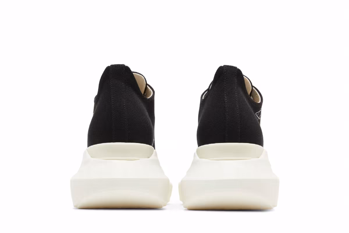Rick Owens Women's EDFU DRKSHDW Pentagram Embroidery Abstract Low Black Milk, view 7