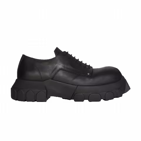 Rick Owens Wmns Lido Lace Up Bozo Tractor 'Black'