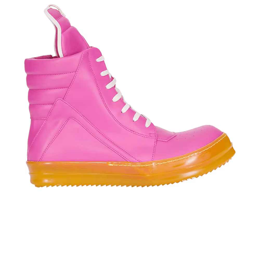 Rick Owens Women's EDFU Geobasket Hot Pink Lemon Clear