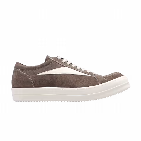 Rick Owens EDFU Suede Leather Vintage Low 'Dust Milk'