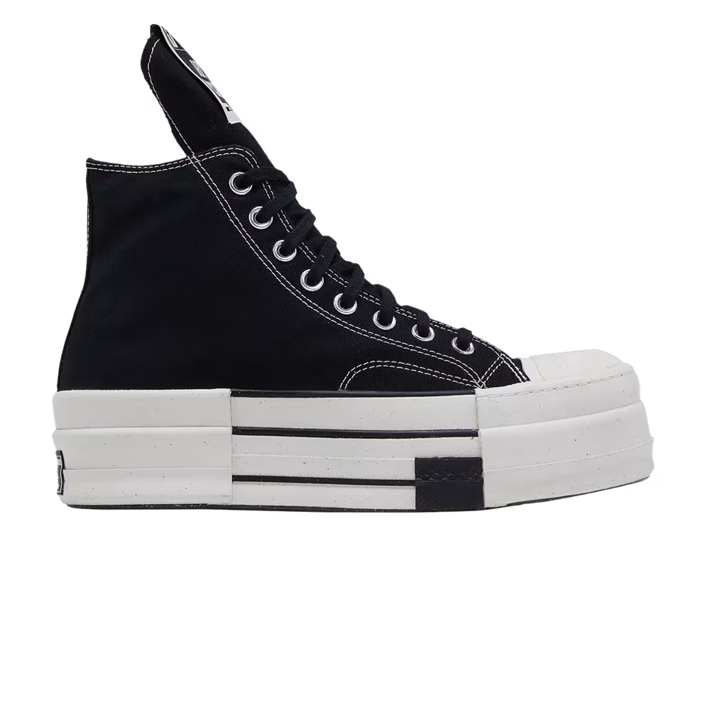 Converse x Rick Owens DRKSHDW DBL DRKSTAR Chuck 70 High Black