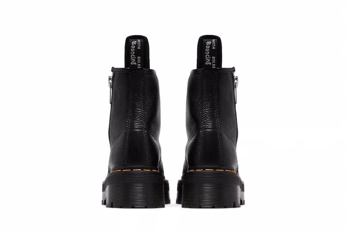 Dr. Martens x Rick Owens Women's Strobe 1460 Quad Sole Jumbo Lace Boot Black, view 7