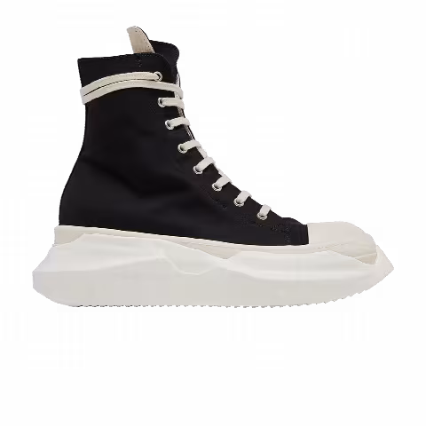 Rick Owens DRKSHDW Fogachine Cotton Nylon Abstract High 'Black Milk'