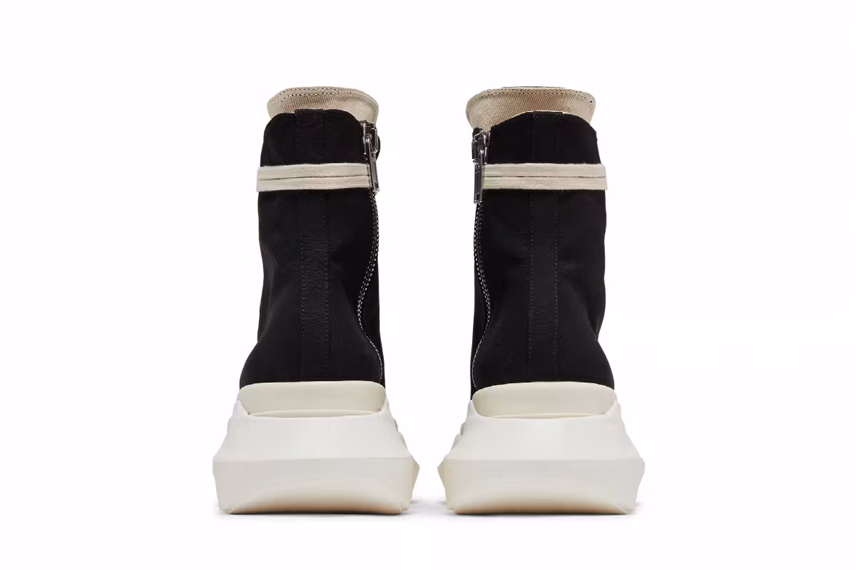 Rick Owens DRKSHDW Fogachine Cotton Nylon Abstract High Black Milk, view 7