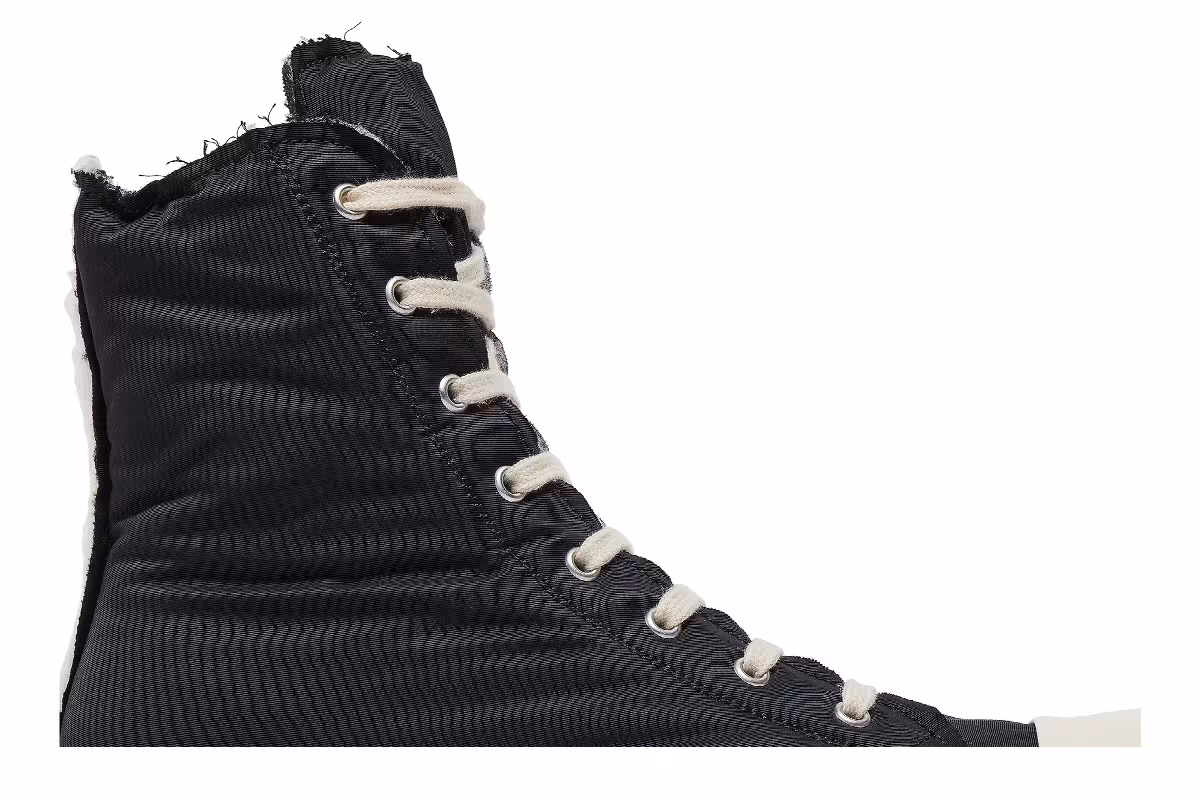 Rick Owens DRKSHDW Gethsemane Padded High Black Milk, view 3