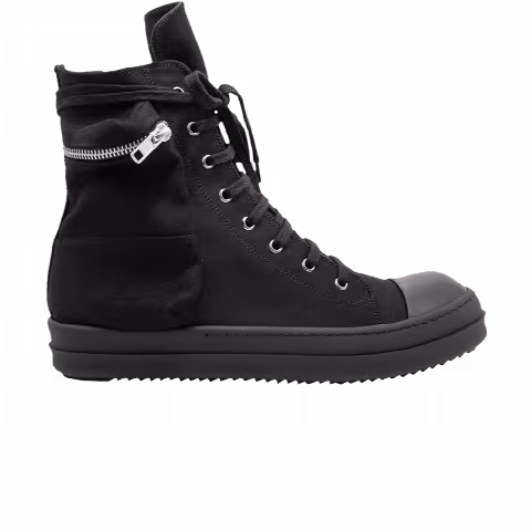 Rick Owens DRKSHDW Gethsemane Cotton Cargo High 'Triple Black'